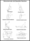 Thumbnail image of: Sternoclavicular Joint Separation Exercises:  Illustration